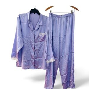 Intimate Options Lilac Purple Pajama Set size XL